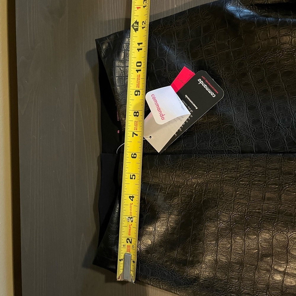 Commando Faux Leather Animal Print Leggings NWT - Picture 10 of 12